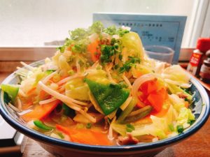 【ハナタカ情報】昨年10月末で明石食堂のメニューから消えた野菜そばが復活した模様